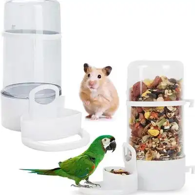 MCBOSON Juego de 2 comederos/dispensadores de agua automáticos para jaulas - 1 artículo - Mcboson - Comparador de precios