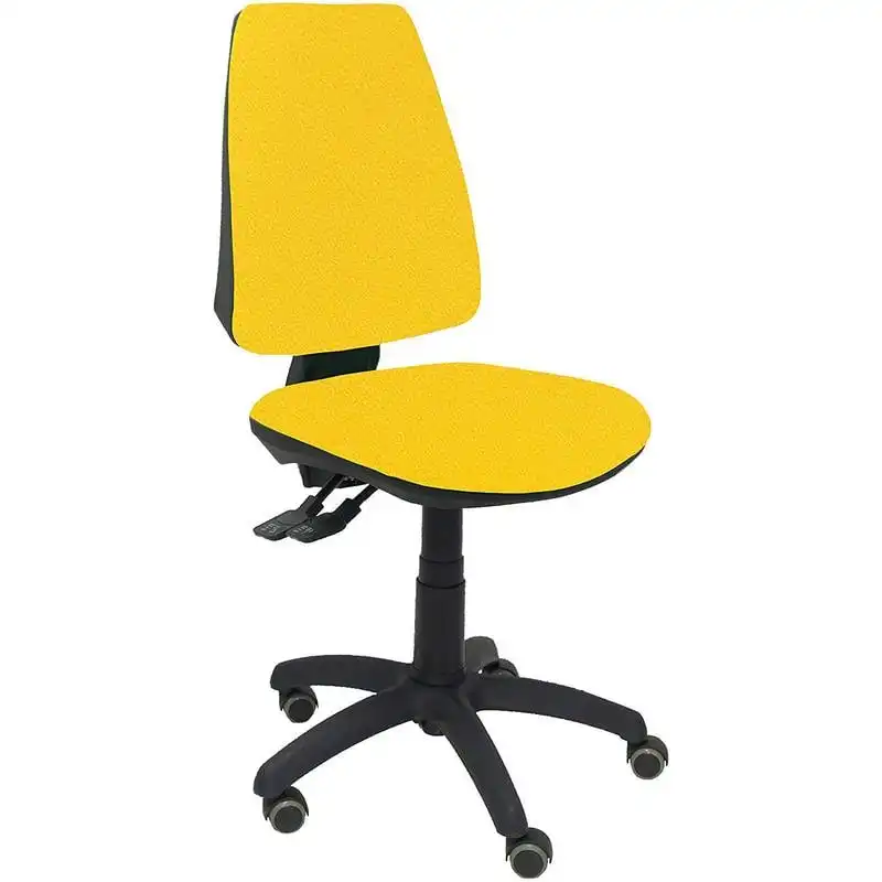 Piqueras y Crespo Elche S Bali Silla de Oficina Ruedas Parqué Amarillo