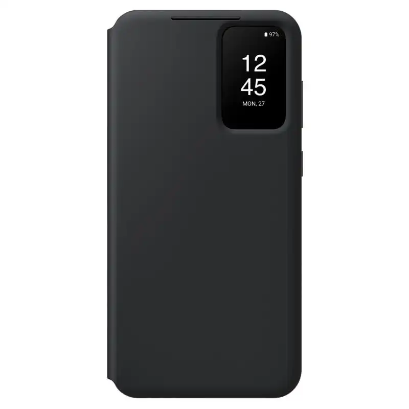 Samsung Smart View Wallet Case Funda Libro Negra para Galaxy S23 Plus
