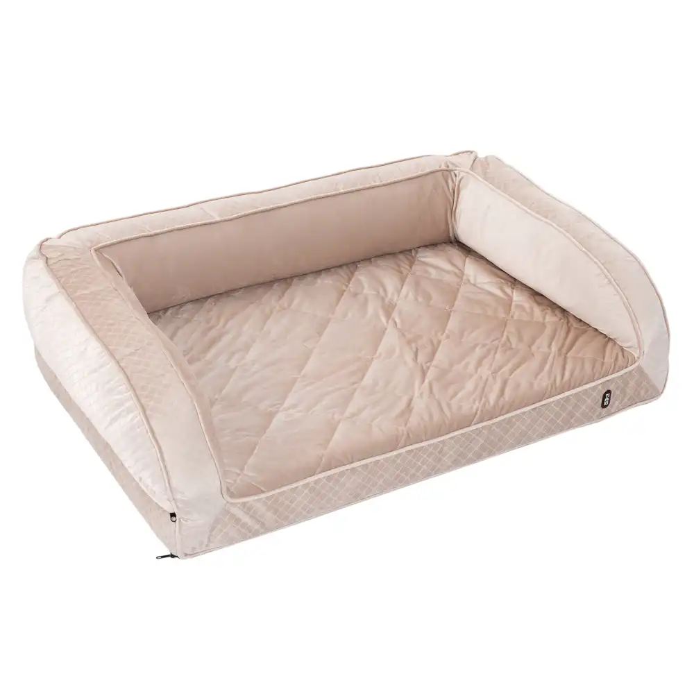 TIAKI Wellness sofá para perros - 100 x 65 x 30 cm (L x An x Al), beige