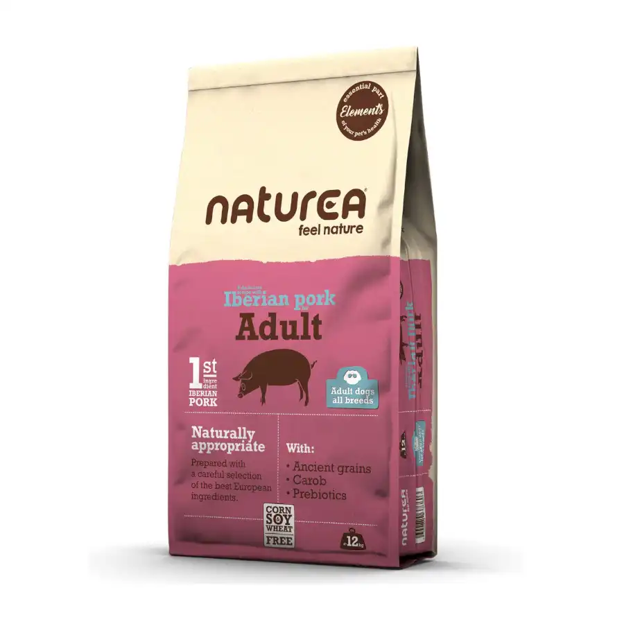 2 kg Naturea Elements Adult Pienso Cerdo Ibérico para perros - Naturea - Comparador de precios