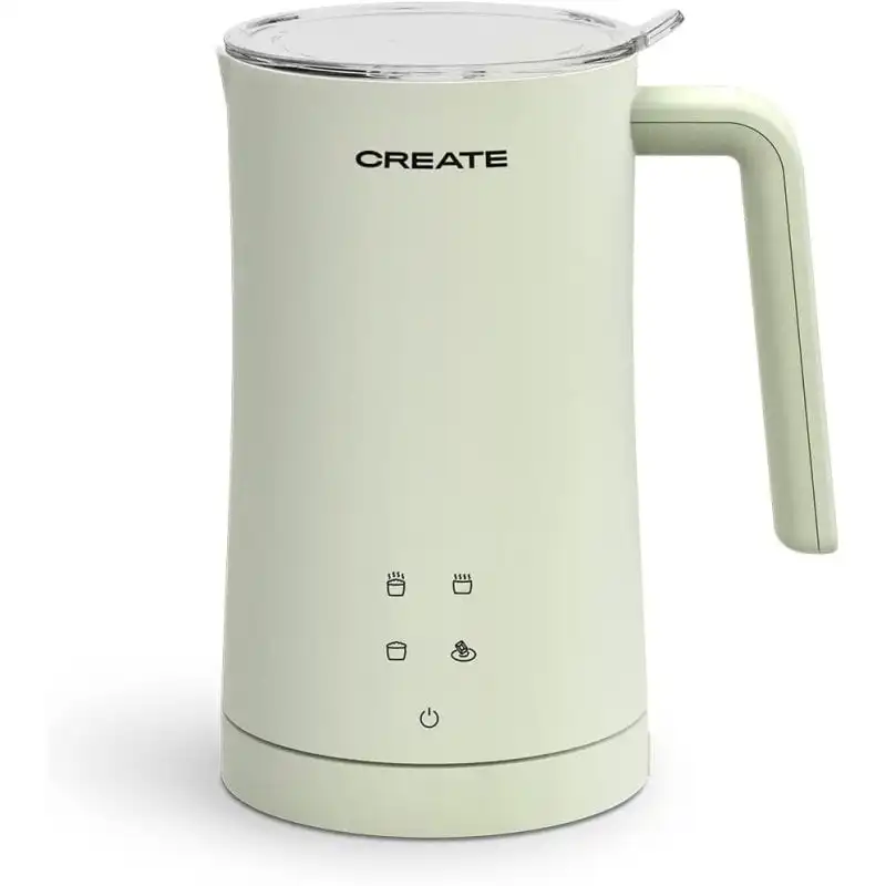 Create Milk Frother Studio Espumador Calentador de Leche 580ml 400W Verde Pastel