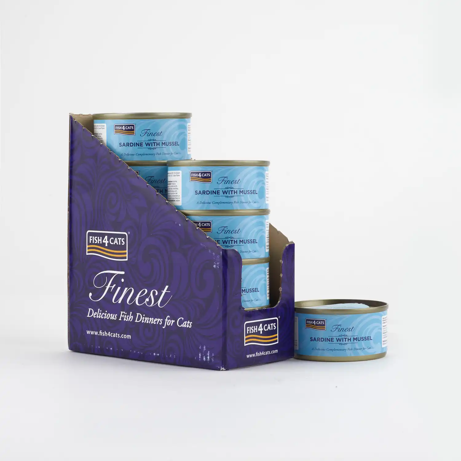 Fish4Cats Lata Filete Sardina con Mejillón para gatos - 700 g - Fish4Cats - Comparador de precios