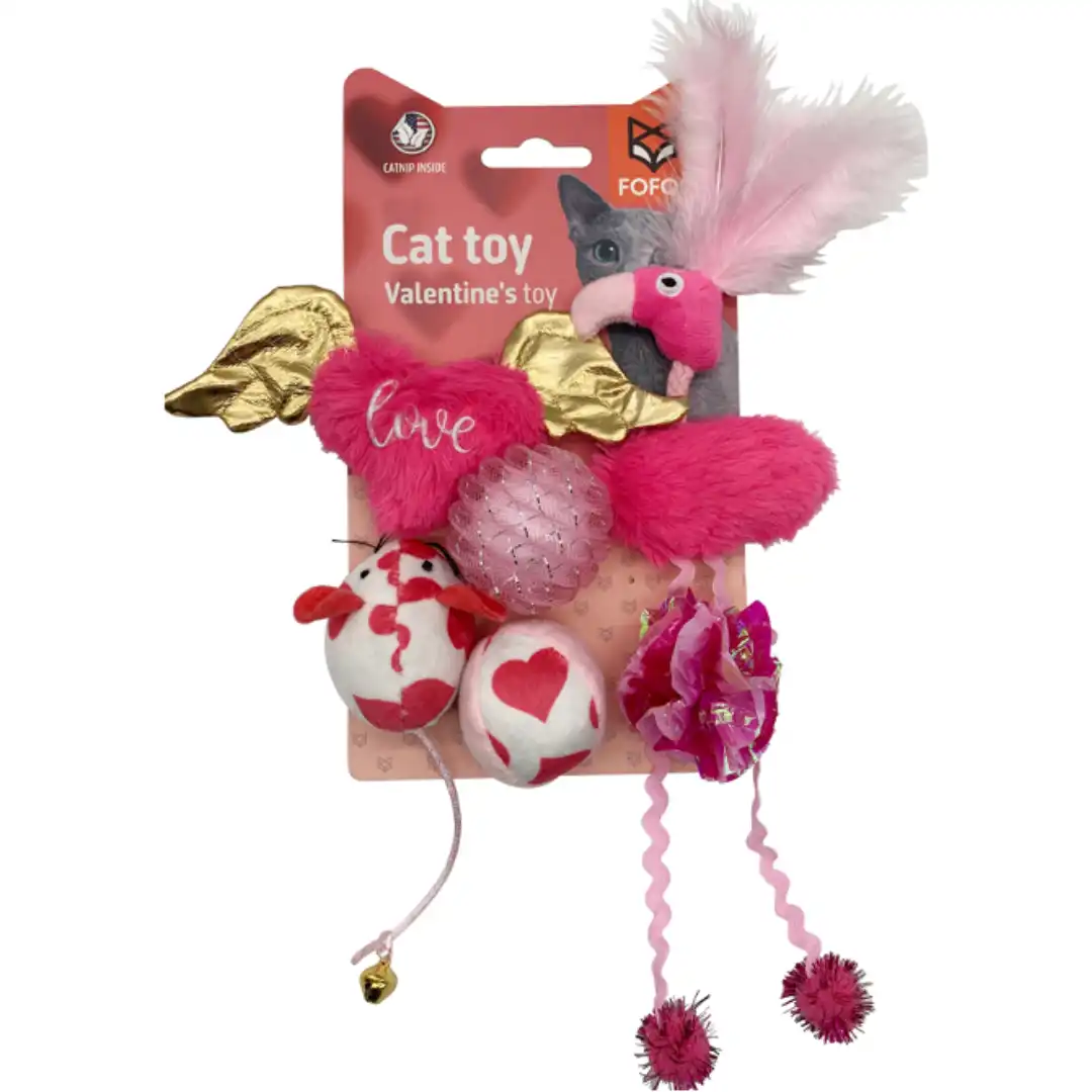 Fofos s rosas de San Valentín para gatos - 30 cm x 13 cm x 4 cm - Fofos - Comparador de precios