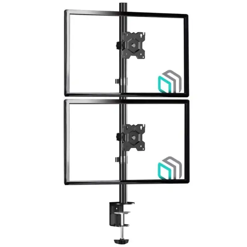 Onkron D208E-B Soporte para Dos Monitores 13"-34" en Vertical Negro
