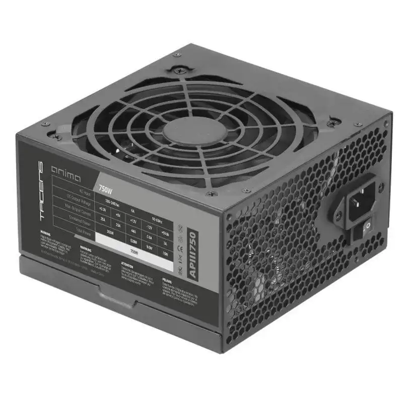 Tacens Anima APIII750 Fuente Alimentación ATX 750W 85% Bronze Ventilador 12cm Negro