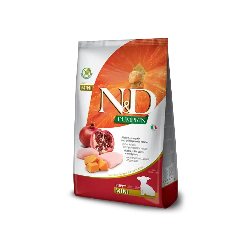 800gr Farmina ND Pumpkin Pienso para cachorros mini de Pollo - Farmina - Comparador de precios