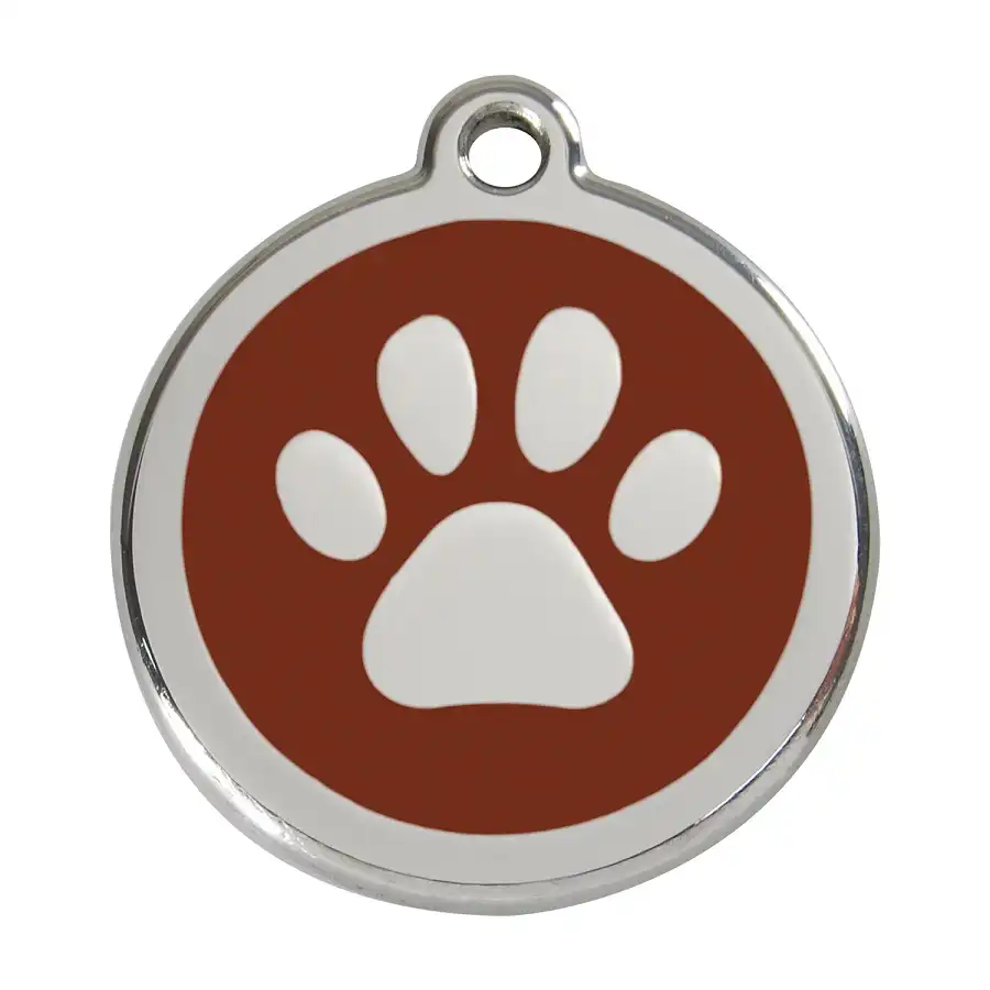 Placa identificativa Huella Marrón S - RedDingo - Comparador de precios