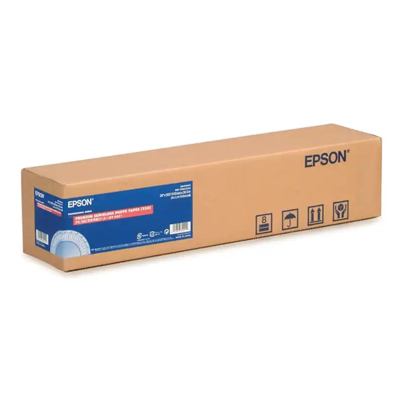Epson Rollo de Papel Fotográfico Premium 61cm x 30.5m 250 g/m2 Blanco Semi-Brillo