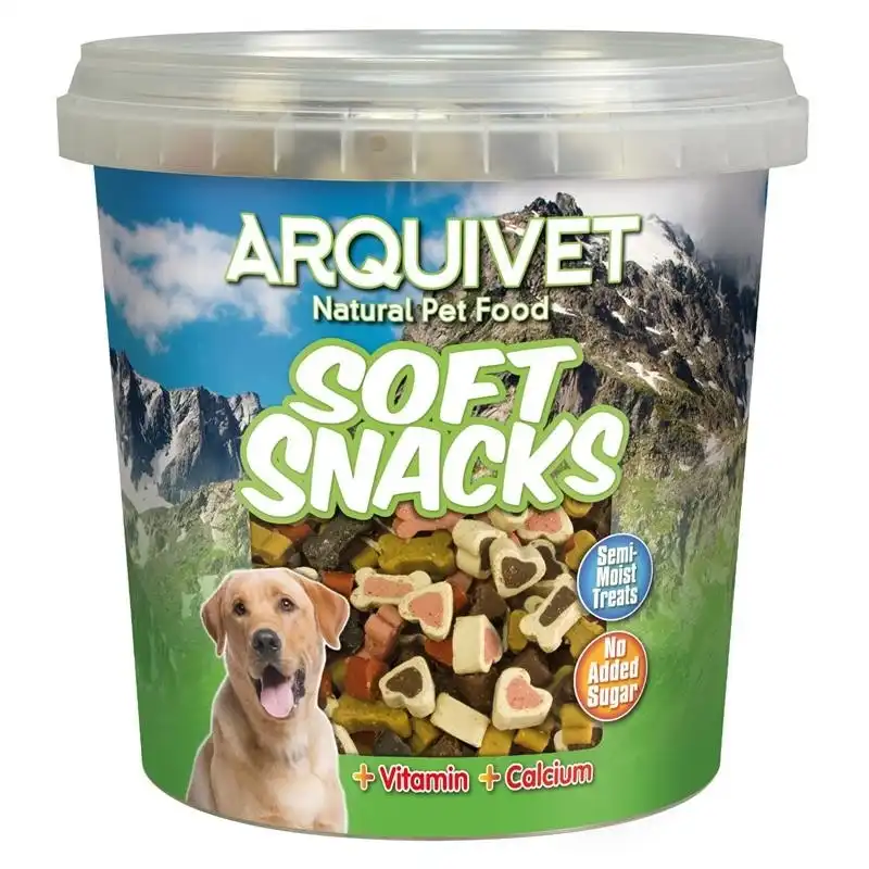Golosinas para perros Soft snacks huesitos de cordero 800 grs., Unidades 6 unidades