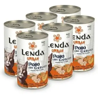 Lenda Urban Comida Húmeda para Gatos Pollo con Calabaza - 6 x 400 g - Lenda - Comparador de precios