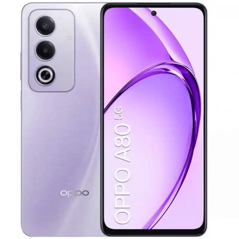 OPPO A80 5G 16GB(8GB+8GB)/256GB Carga Rápida 45W Púrpura Libre