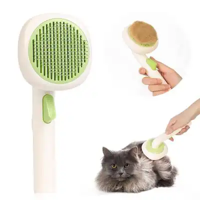 UAMLY Cepillo para gatos con botón de liberación - 1 pieza - Uamly - Comparador de precios