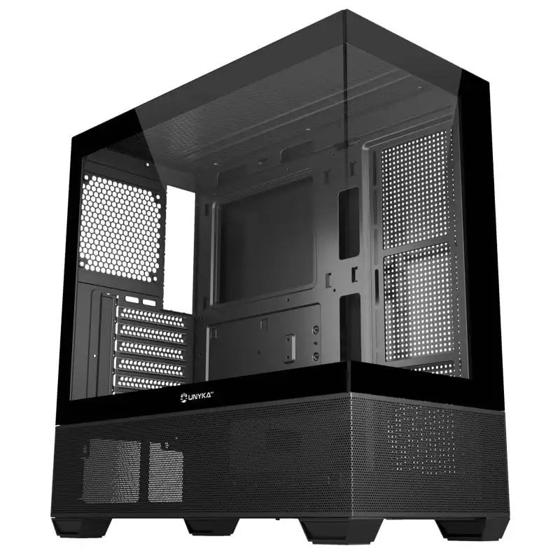 UNYKAch Revelat Mid Tower ATX Doble Cristal Templado USB-C Negra