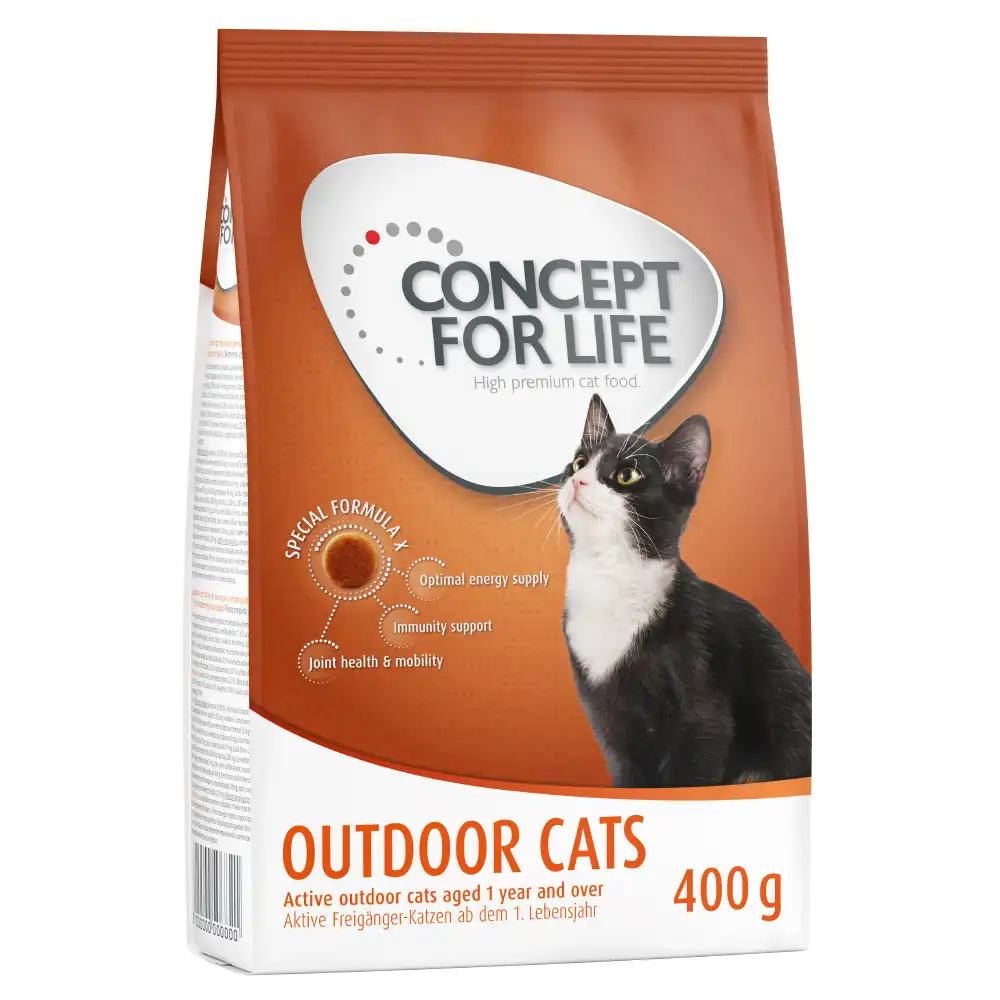 Concept for Life Outdoor Cats - Receta mejorada - 400 g - Concept for Life - Comparador de precios