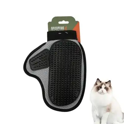 FurryFusion Guantes de aseo para gatos y perros - Gris - Furry Fusion - Comparador de precios