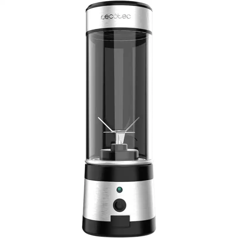 Cecotec WanderlustMix USB Batidora de Smoothies con Vaso Portátil 4 Cuchillas 400ml 126W
