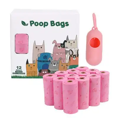 FurryFusion Bolsas perfumadas para excrementos con dispensador - Rosa - Furry Fusion - Comparador de precios