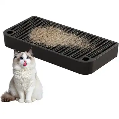 HausPets Bandeja de doble capa - A prueba de fugas, gatos, conejos roedores - Negro - HausPets - Comparador de precios
