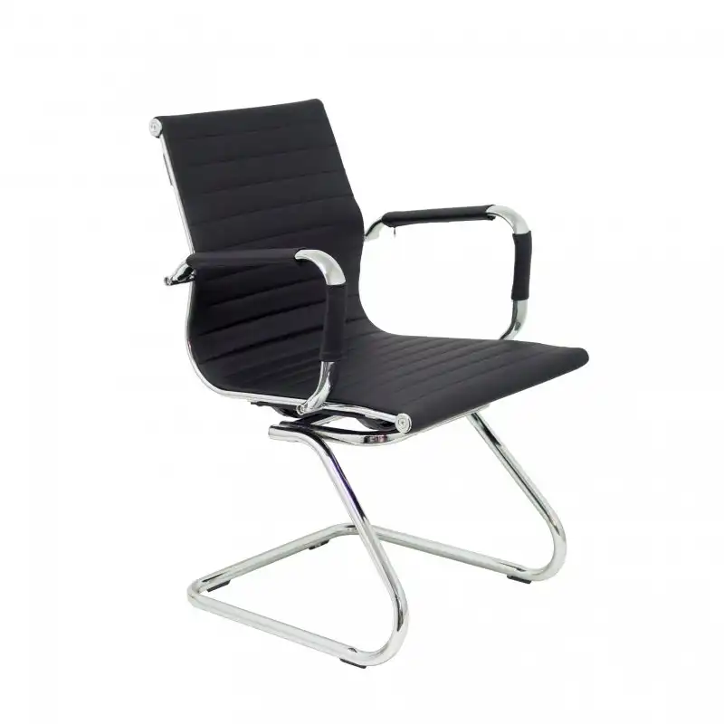 Piqueras y Crespo Madroño Sillón Confidente Patín Similpiel Negro