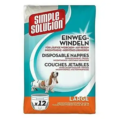 Simple Solution Pañales para perros