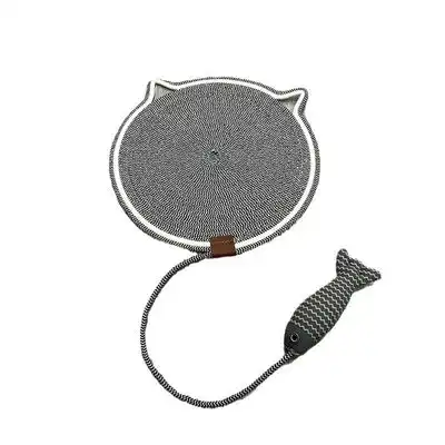 UAMLY Rascador para gatos de cuerda de algodón con forma de pez de peluche - 1 pieza - Uamly - Comparador de precios