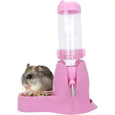 ZooVenture Dispensador de agua automático colgante 3 en 1 para hámsteres - Rosa - Zooventure - Comparador de precios