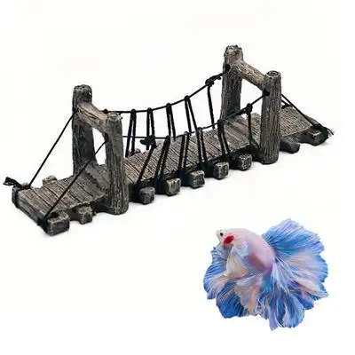 ZooVenture Puente decorativo para acuario de peces betta - 1 pieza - Zooventure - Comparador de precios