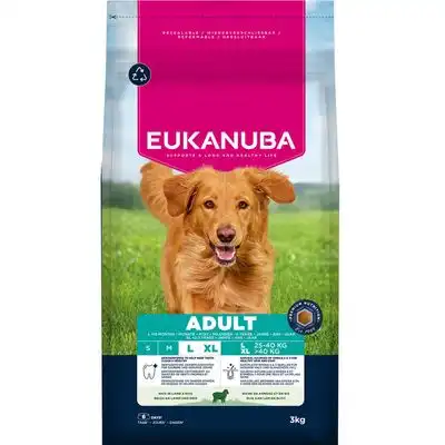 Eukanuba Premium Nutrition Adult Large & Giant Breed cordero y arroz - 3 kg - Eukanuba - Comparador de precios