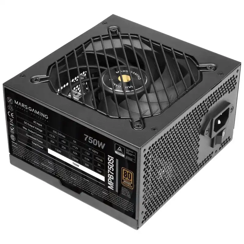 Mars Gaming MPB750SI ATX 750W 80 plus Bronze Fuente Alimentación