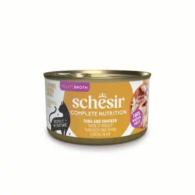 Schesir Complete Nutrition Filete en caldo 6 x 85 g en latas - Atún con pollo - Schesir - Comparador de precios