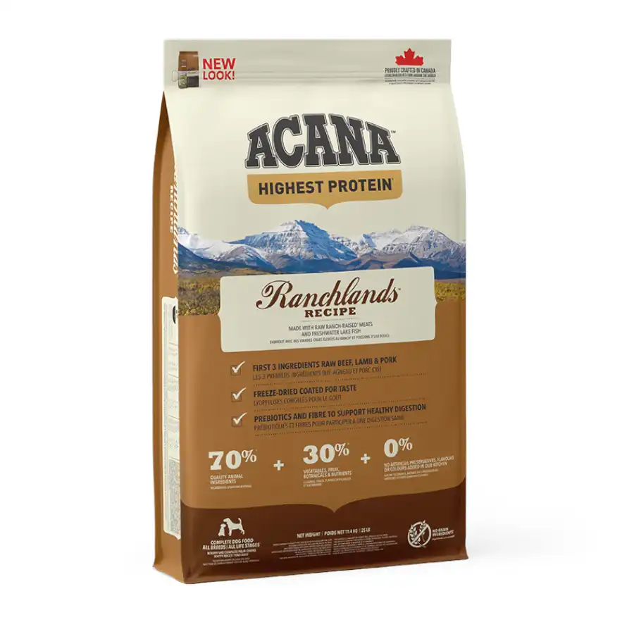 Acana Ranchlands Regionals para perros 11.4 Kg. - Acana - Comparador de precios