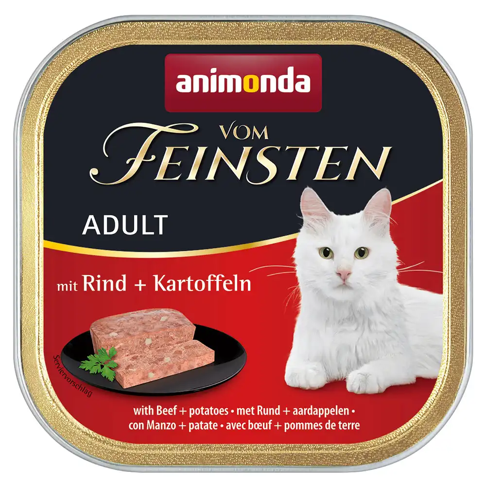 Animonda vom Feinsten Adult 6 x 100 g - Vacuno y patatas