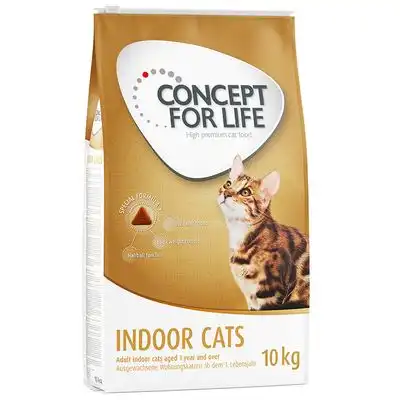 Concept for Life Indoor Cats - ¡Receta mejorada! - 10 kg - Concept for Life - Comparador de precios