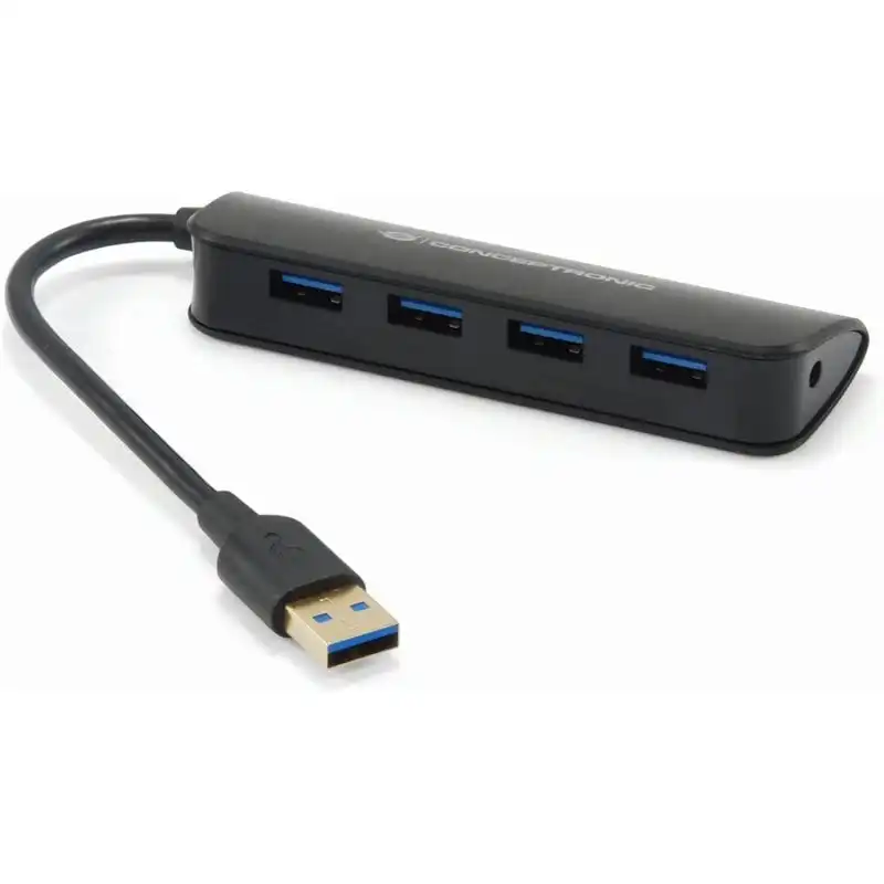 Conceptronic Hub 4x USB 3.0 Negro