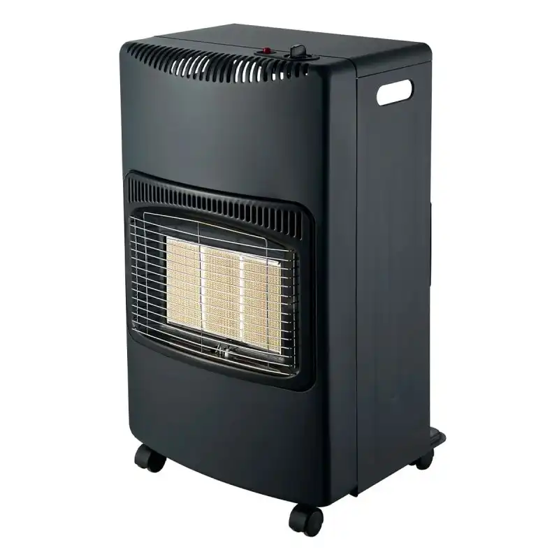 Helios Home Averno Estufa Catalítica 4200W Estructura Plegable Negro