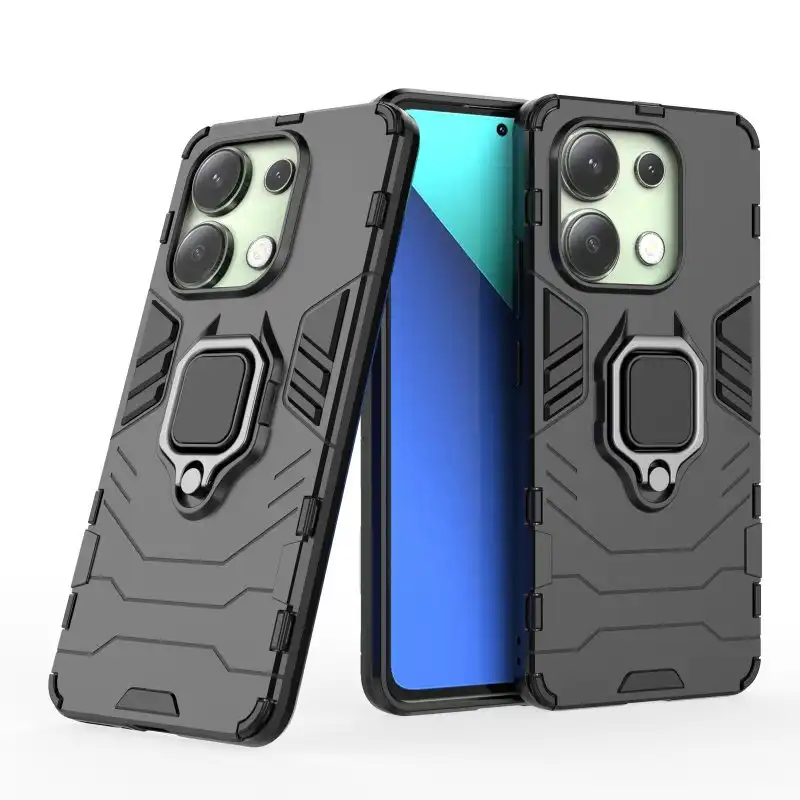 Max Power Digital Funda Magnética con Anillo Azul para Xiaomi Redmi Note 13 4G