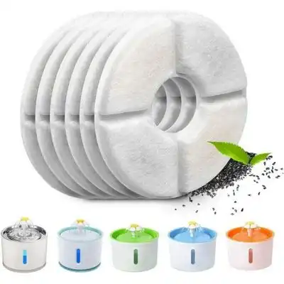 Pawffee 6 filtros redondos de carbón activado para fuentes de gatos - 1 pieza - Pawffee - Comparador de precios