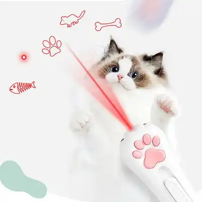 UAMLY Láser con forma de garra de gato para molestar a los gatos - blanco - Uamly - Comparador de precios