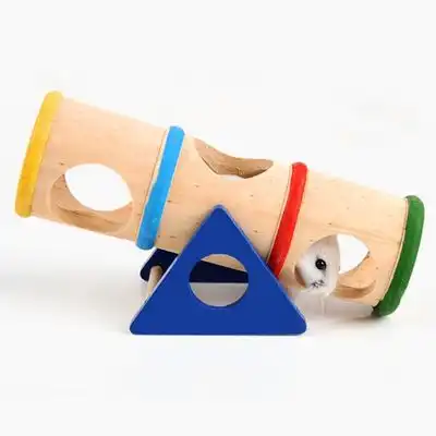 ZooVenture Túnel mecedor de madera para hámsteres - 1 pieza - Zooventure - Comparador de precios