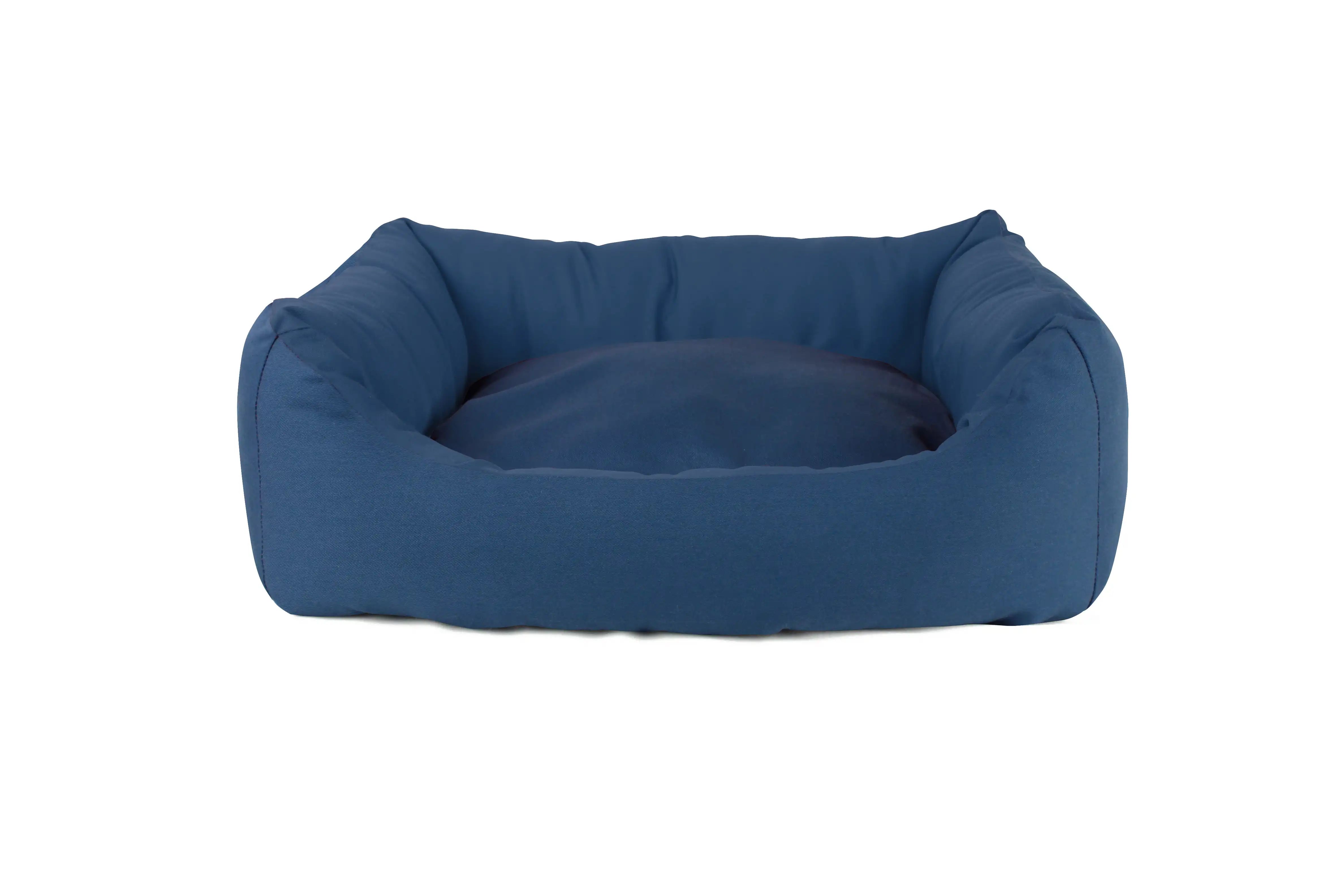 Cama Rectangular para Perros y Gatos GAUTY Tela de sarga (Azul - 115 x 90 cm)