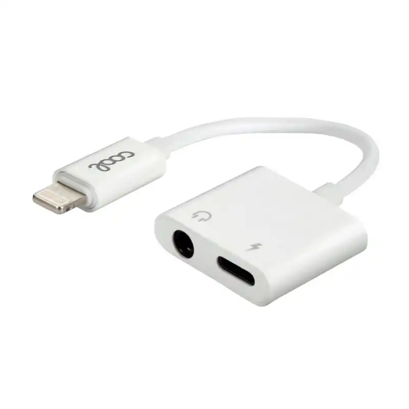 Cool Adaptador Dual Bluetooth Jack 3.5mm + Carga Lightning