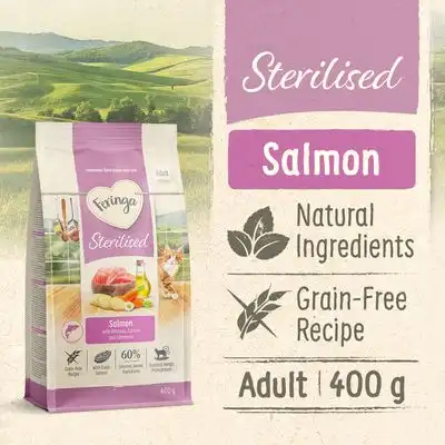 Feringa Adult Sterilised salmón - NUEVO: 400 g - Feringa - Comparador de precios