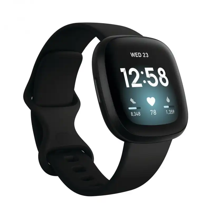 Fitbit Versa 3 Smartwatch Negro/Aluminio Negro