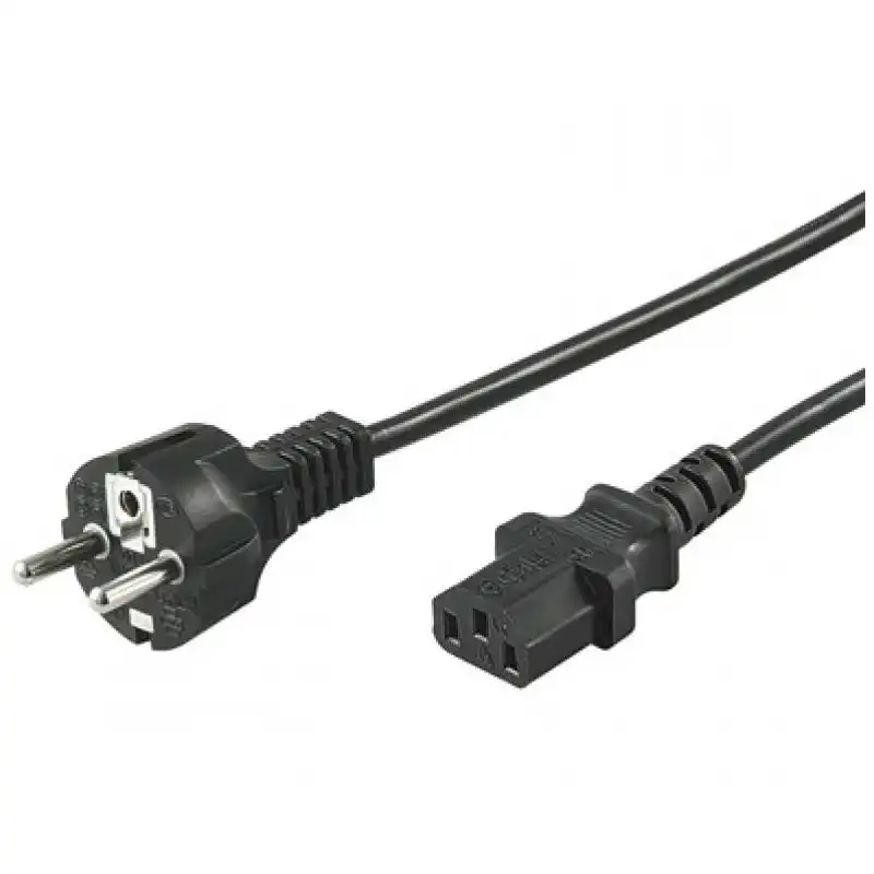 Goobay Cable de Alimentación para CPU Recto C13 1.5m Negro