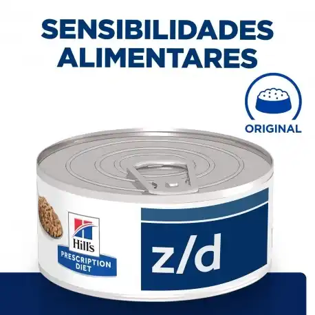 Hill's Prescription Diet z/d Food Sensitivities Comida Húmeda para Gatos Paté Original, 24 x 156 gr - Hill's Prescription Diet - Comparador de precios