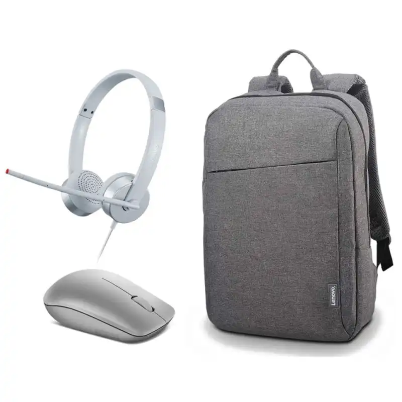 Lenovo Smarter Learning Portability Bundle Kit Pack Auriculares + Ratón + Mochila para Portátiles