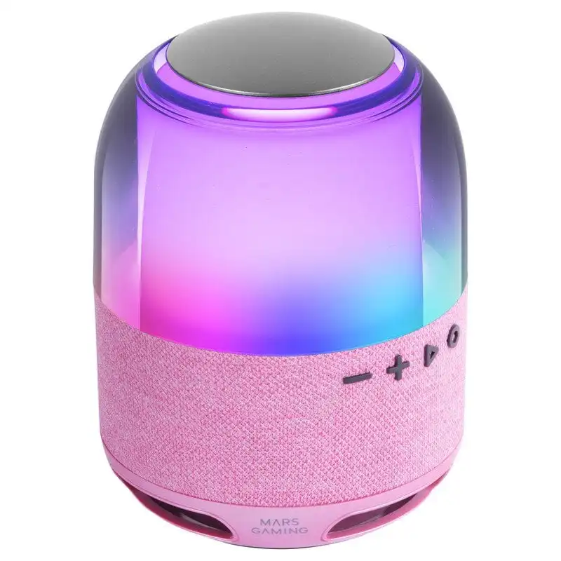 Mars Gaming MS-Flow Altavoz Portátil Bluetooth 5.3 RGB 15W Rosa