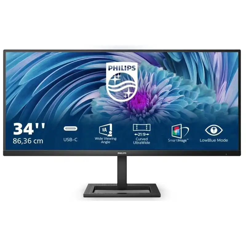 Philips E Line 346E2LAE/00 34" LCD VA UltraWide QHD 100Hz FreeSync USB-C