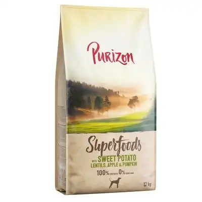 Purizon Superfoods Veggie batata con lentejas, manzana y calabaza - 12 kg - Purizon - Comparador de precios